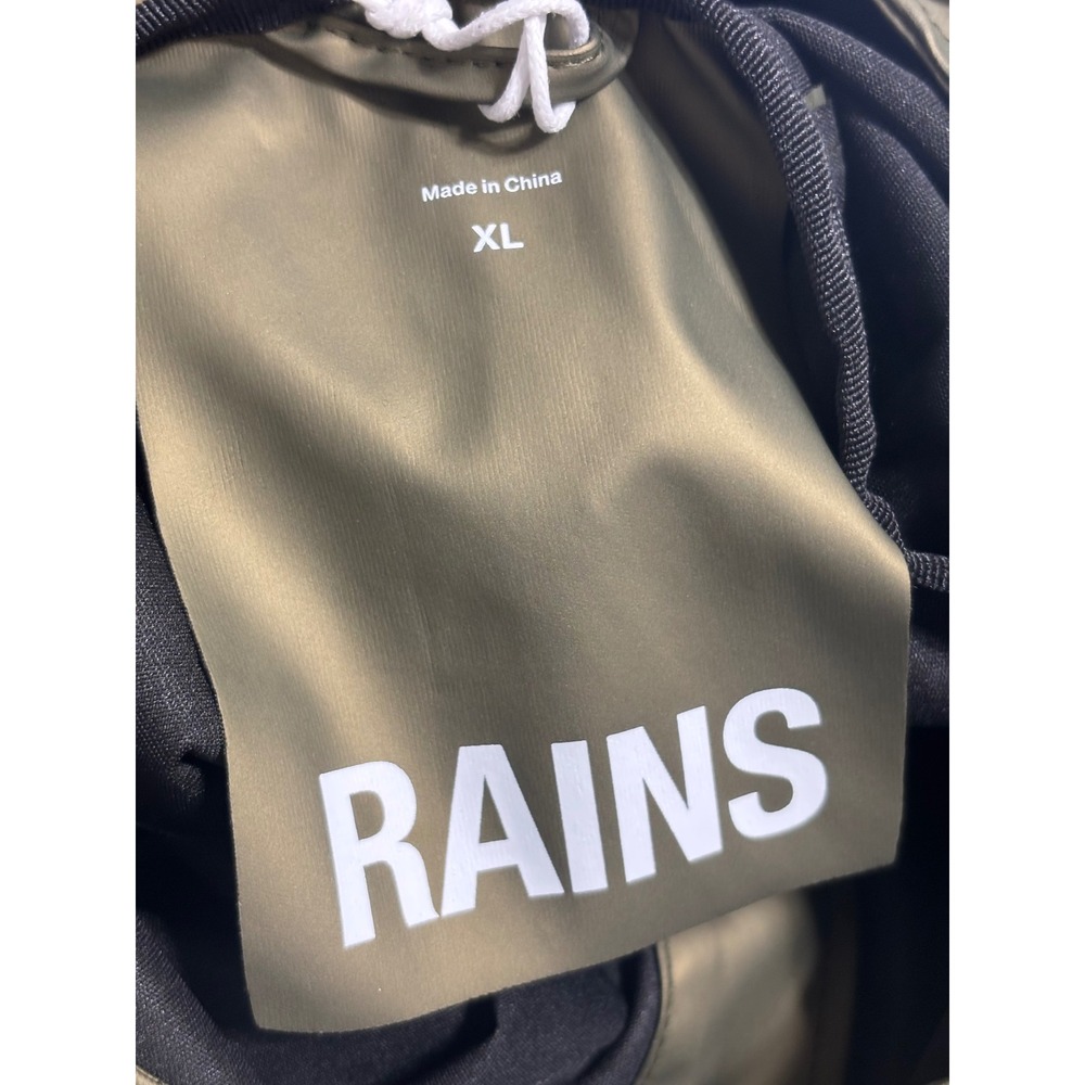 Rains Olive Green Raincoat - Picture 5 of 10